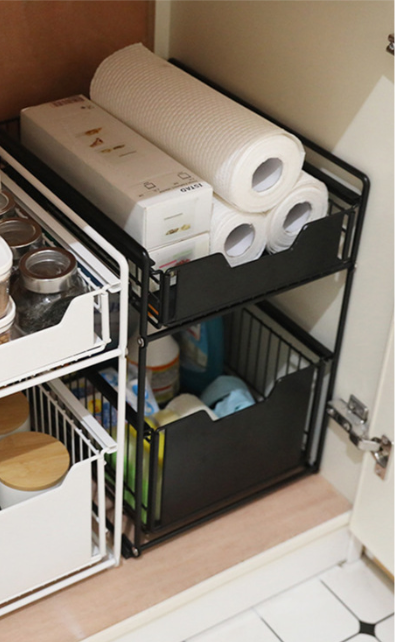 Under sink organizer