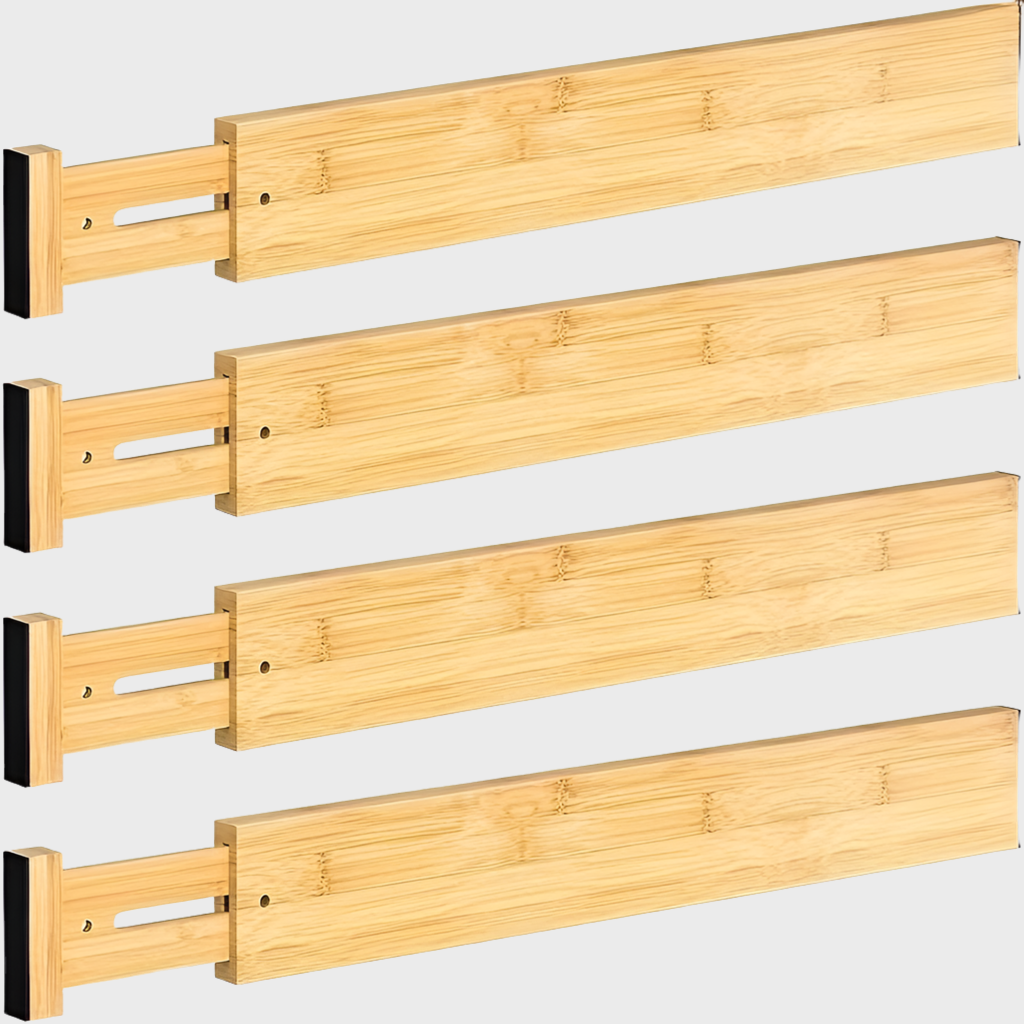 Set of 4 drawer dividers